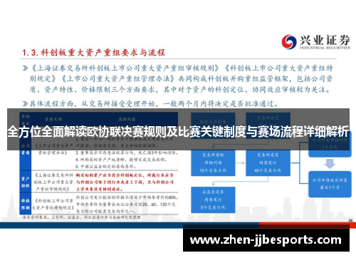 全方位全面解读欧协联决赛规则及比赛关键制度与赛场流程详细解析