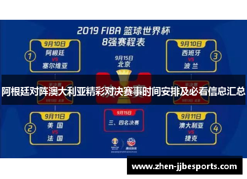 阿根廷对阵澳大利亚精彩对决赛事时间安排及必看信息汇总